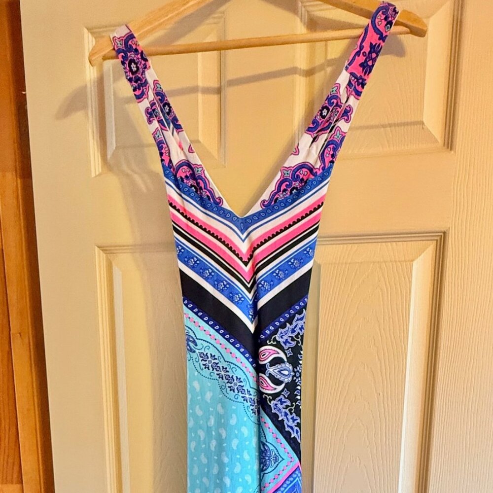 Boho Feminine Summer Vacation Resortwear Maxi Dress
